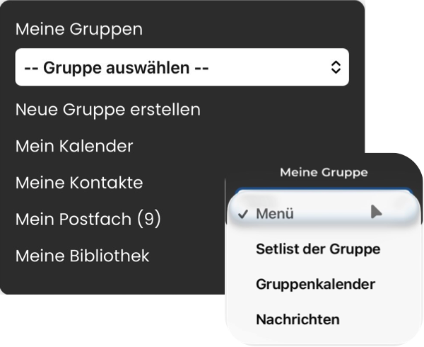 Überblick über die Band Maker Pro Plattform